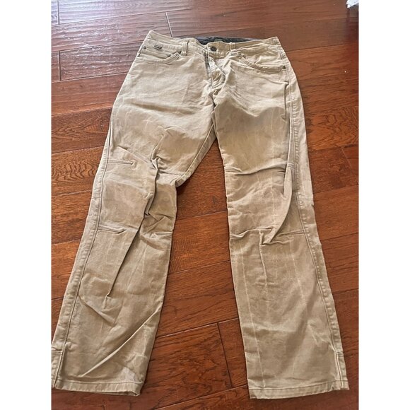 Kuhl Rydr Mens Workwear Khaki Pants Sz 34x32 - Picture 1 of 8